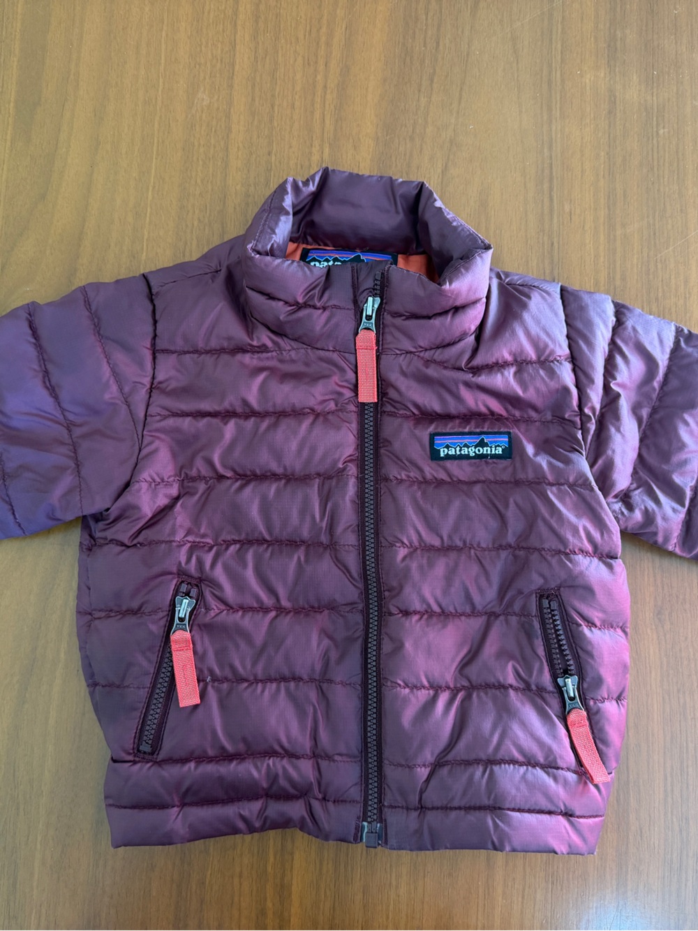 Patagonia Kids Plum Quilted Puffer Jacket